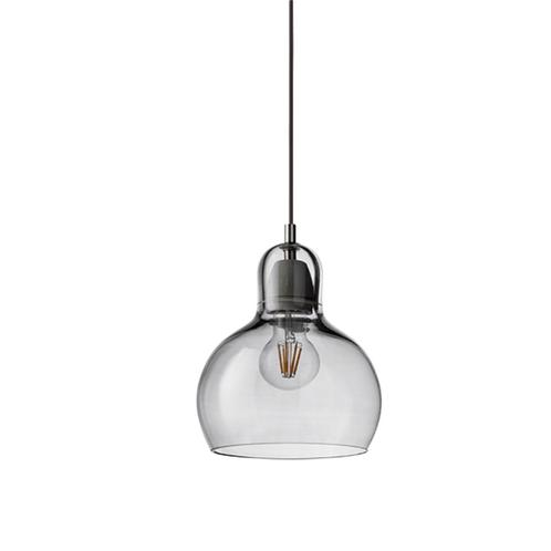„Mega Bulb” &TRADITION zilveren glazen hanglamp, Huis en Inrichting, Lampen | Plafondlampen, Zo goed als nieuw, Glas, Ophalen