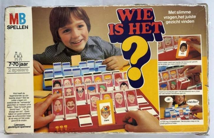 Wie Is Het MB bordspel spel gezelschapsspel vintage 1980, Hobby en Vrije tijd, Gezelschapsspellen | Bordspellen, Zo goed als nieuw