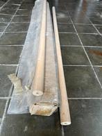 Houten trapleuning beuk 2m, diam. 5cm (2 stuks), Ophalen, Overige typen, Nieuw, 200 tot 250 cm