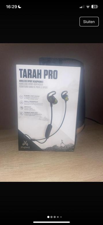 JayBird Jaybird Tarah Pro Wireless Sport Headphones, Enlèvement ou Envoi, Autres marques, Bluetooth