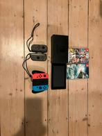 Nintendo switch + games, Games en Spelcomputers, Ophalen, Met games, Nieuw, Switch Original