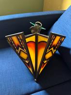 Art Deco stijl luster – 2 stuks beschikbaar (prijs per st), Ophalen, Zo goed als nieuw, Glas