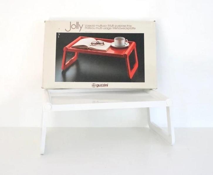 Vintage Guzzini Jolly bed tray - Vintage tafeltje jaren 80, Huis en Inrichting, Woonaccessoires | Dienbladen, Zo goed als nieuw