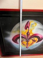 Zelf geairbrushed schilderij, Ophalen