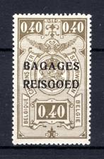 BA4 MNH** 1935 - Spoorwegzegels met opdruk "BAGAGES - REISGO, Verzenden