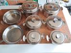 Vanstahl 8-delig set met potten en pannen, Ophalen of Verzenden, Gebruikt, Pannenset, Keramische plaat