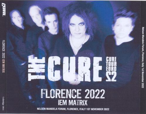 2 CD's + DVD - The CURE - Live in Florence 2022, CD & DVD, CD | Rock, Neuf, dans son emballage, Pop rock, Envoi