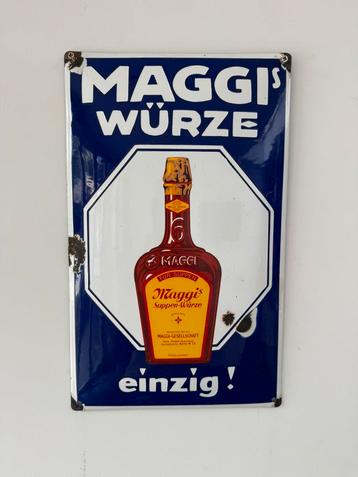 Maggi’s emaille reclamebord beschikbaar voor biedingen