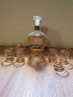 Service à liqueur Luxhem carafe et 6 verres des années 1950, Ophalen