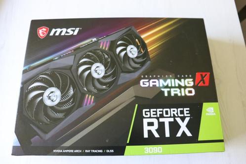MSI RTX 3090 Gaming X Trio 24GB, Computers en Software, Videokaarten, Zo goed als nieuw, Nvidia, PCI-Express 4.0, Overige soorten