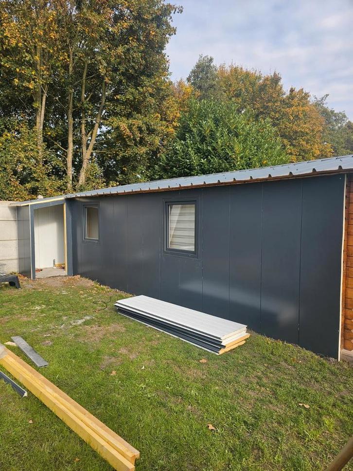 Panneaux sandwich clôture abri bardage, Tuin en Terras, Tuinhuizen, Nieuw, Ophalen