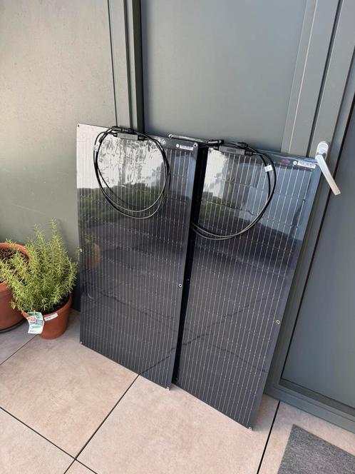 2 x100w flexibele zonnepanelen, Doe-het-zelf en Bouw, Zonnepanelen en Toebehoren, Zo goed als nieuw, Ophalen of Verzenden