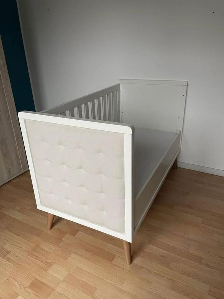 Childwood Retro White babybedje (70x140 cm), Kinderen en Baby's, Kinderkamer | Bedden, Zo goed als nieuw, 140 tot 160 cm, 70 tot 85 cm