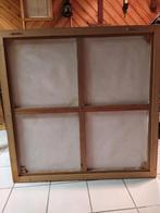 bloemen , tulpen op groot canvas schilderij 1.04 m op 1.04 m, Ophalen