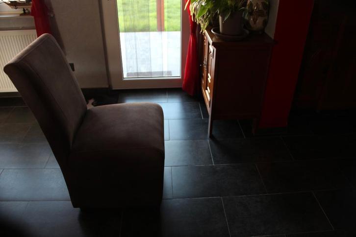 chaise salle à manger, Maison & Meubles, Chaises, Comme neuf, Autres matériaux, Brun, Enlèvement