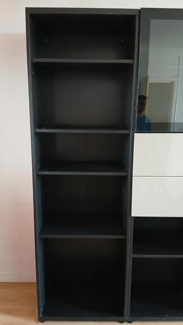Etageres Besta 60x40x192cm noire beschikbaar voor biedingen