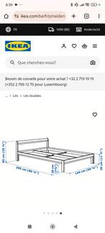 Cadre de lit Ikea en pin 140x200, Pin, Beige, Enlèvement, 200 cm