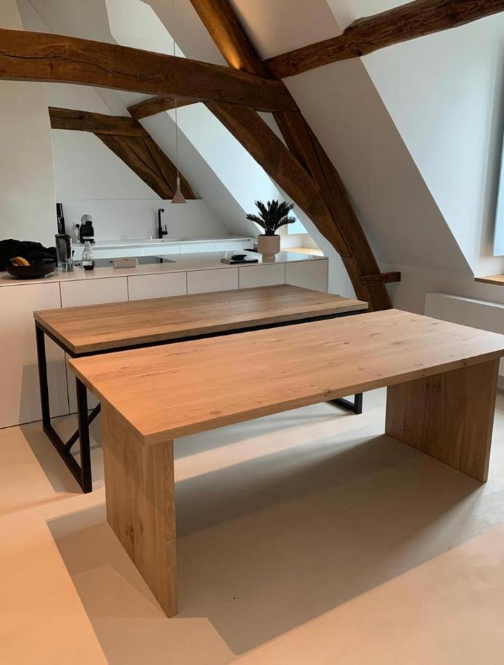 Eettafel licht eiken tafel - Table Du Sud, Maison & Meubles, Tables | Tables à manger, Utilisé, Chêne, Enlèvement