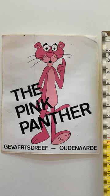 The Pink Panther Oudenaarde sticker 11,7cm x 9,7cm