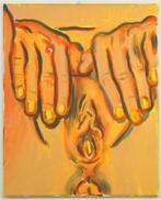 Schilderij erotisch vrouw naakt kunst, Ophalen of Verzenden