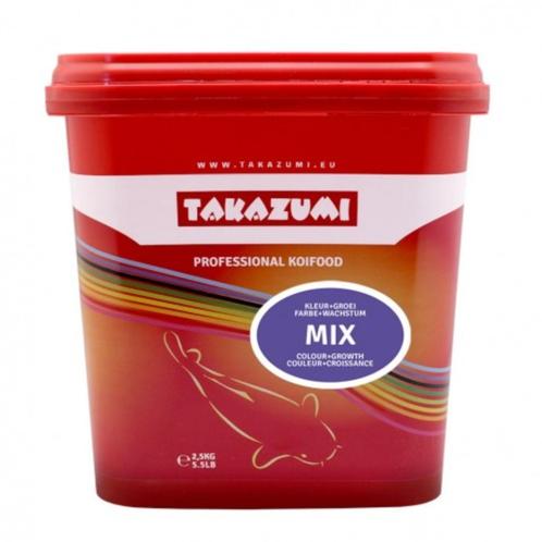 Takazumi Mix, 2,5 kg de nourriture pour poissons koï, Animaux & Accessoires, Nourriture pour Animaux, Poisson, Enlèvement ou Envoi