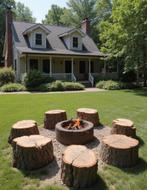 Decoratie / tafel / krukje tuin, Tuin en Terras, Ophalen, Zo goed als nieuw, Rond, Tuin