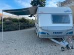 Caravan Fendt 510 voor op een camping of woonst, Rondzit, Bedrijf, Fendt, Schokbreker