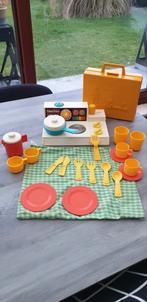 Fisher price fornuis, servies en koffers, Kinderen en Baby's, Speelgoed | Fisher-Price, Gebruikt, Ophalen of Verzenden