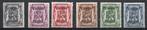 Préos - série 7  - PO369-PO374 ** / PRE369-PRE374 **, Ophalen of Verzenden