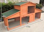 XXL kippenhokhok 2m10x1mx70cm kippenhaan kuiken Nieuw, Dieren en Toebehoren, Kippenhok of Kippenren, Vampira1804@hotmail.com, Pets&gardenshop