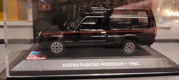 Simca Matra Rancho Midnight 1982, 1:43 in vitrinedoosje  