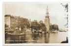 Amsterdam Oude Schans met Montelbaanstoren, Ophalen of Verzenden, 1940 tot 1960, Gelopen, Noord-Holland