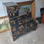 Superbe meuble chinois laqué en parfait état, Antiquités & Art, Enlèvement ou Envoi