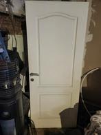 Binnendeur met scharnieren en klinken, Ophalen, Gebruikt, 80 tot 100 cm, Binnendeur