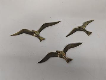 A7029 Set Messingen Vogels [3 stuks] beschikbaar voor biedingen