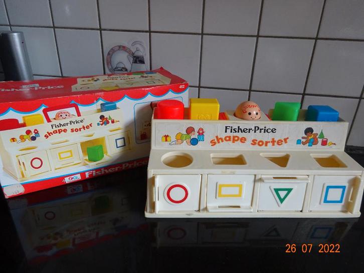 Fisher Price Shape Sorter*VINTAGE*PRIMA STAAT*uitgave 1974!, Enfants & Bébés, Jouets | Fisher-Price, Enlèvement ou Envoi