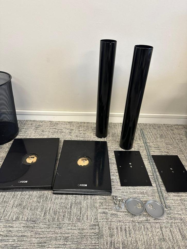 Canton LS 660 Luidsprekerstand - Hoogglans Zwart, TV, Hi-fi & Vidéo, Enceintes