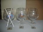 Bierglazen Ploegsteert - Queu de Charrue, 33cl. 2 soorten, Enlèvement ou Envoi, Comme neuf, Verre ou Verres, Autres marques