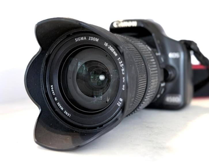 Canon 450D & 430 EX 11 - Sigma EX DG 18/200mm & DC 18 200mm, TV, Hi-fi & Vidéo, Appareils photo numériques, Utilisé, Reflex miroir