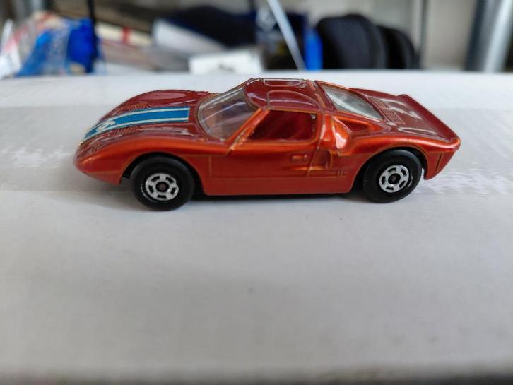 Matchbox 41c Ford GT, Hobby en Vrije tijd, Modelauto's | 1:50, Zo goed als nieuw, Auto, Matchbox, Ophalen of Verzenden