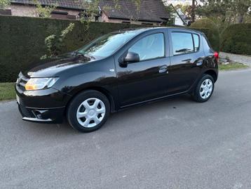 Dacia Sandero 1.2 essence homologuée pour la vente, Autos, Euro 5, Achat, Boîte manuelle, Noir