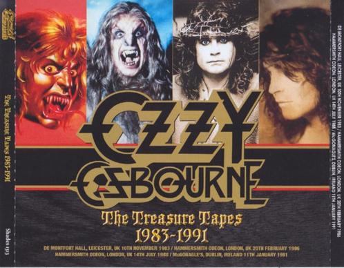 4 C D's Ozzy Osbourne - The Treasure Tapes 1983-1991, Cd's en Dvd's, Cd's | Hardrock en Metal, Nieuw in verpakking, Verzenden