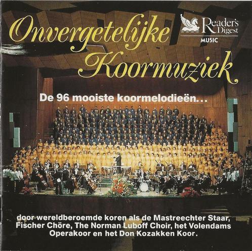 5 CD box : Onvergetelijke Koormuziek, CD & DVD, CD | Autres CD, Enlèvement ou Envoi