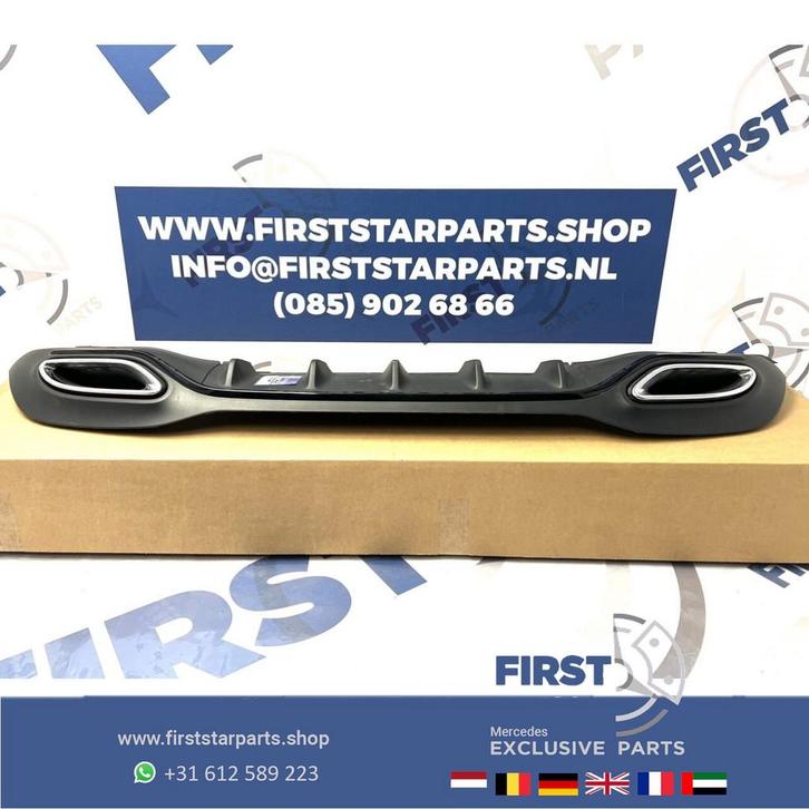 W177 AMG PACKAGE DIFFUSER Mercedes A Klasse 2018-2024 ACHTER, Auto-onderdelen, Overige Auto-onderdelen, Mercedes-Benz, Gebruikt