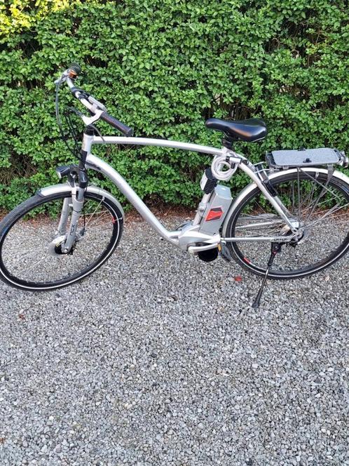 Electriche fiets heren, Fietsen en Brommers, Elektrische fietsen, Zo goed als nieuw, Overige merken, 55 tot 59 cm, 50 km per accu of meer