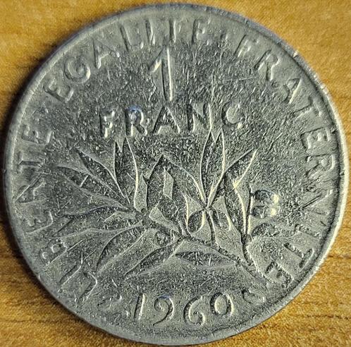 FRANCE 1 franc 1960 F. 226/5 Grand O KM#925.1 TTB, Timbres & Monnaies, Monnaies | Europe | Monnaies non-euro, Monnaie en vrac