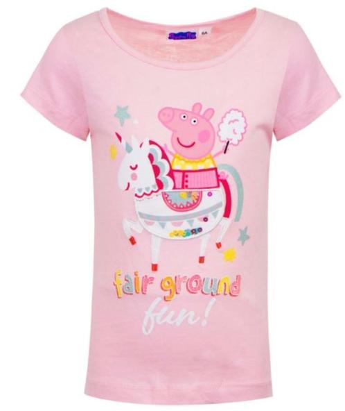 Peppa Pig Unicorn T-shirt - Roze - Maat 110 - 116, Enfants & Bébés, Vêtements enfant | Taille 116, Neuf, Fille, Chemise ou À manches longues
