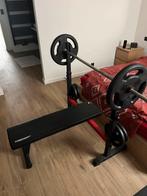 Fitnessbank (zonder gewichten), Sport en Fitness, Ophalen, Zo goed als nieuw, Borst, Fitnessbank