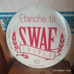 Metalen plaat
TRIPLE SWAF-bier., Verzamelen, Ophalen of Verzenden, Gebruikt, Reclamebord, Plaat of Schild, Overige merken