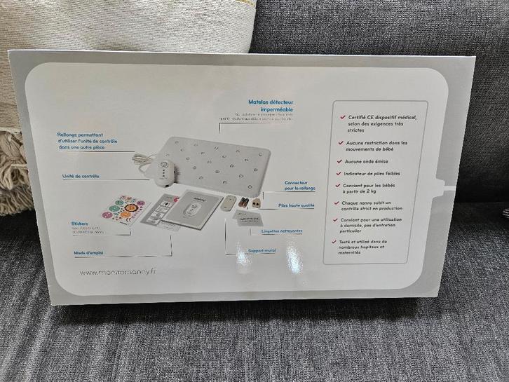 Moniteur respiratoire Nanny care BM02, Kinderen en Baby's, Babyfoons, Nieuw, 100 tot 250 meter, Ophalen